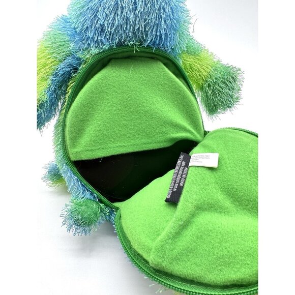 Vintage Furgles Blue Green Monster Alien Plush CD DVD Case Holder 2004 12” - Picture 4 of 6